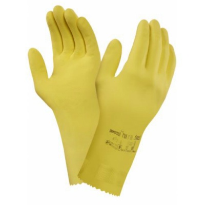 Ansell Universal Plus 87-650 Chemical-Resistant Latex Gauntlet Gloves